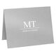 Prominent Initials Folded Shimmer Note Cards Image 8 of 8